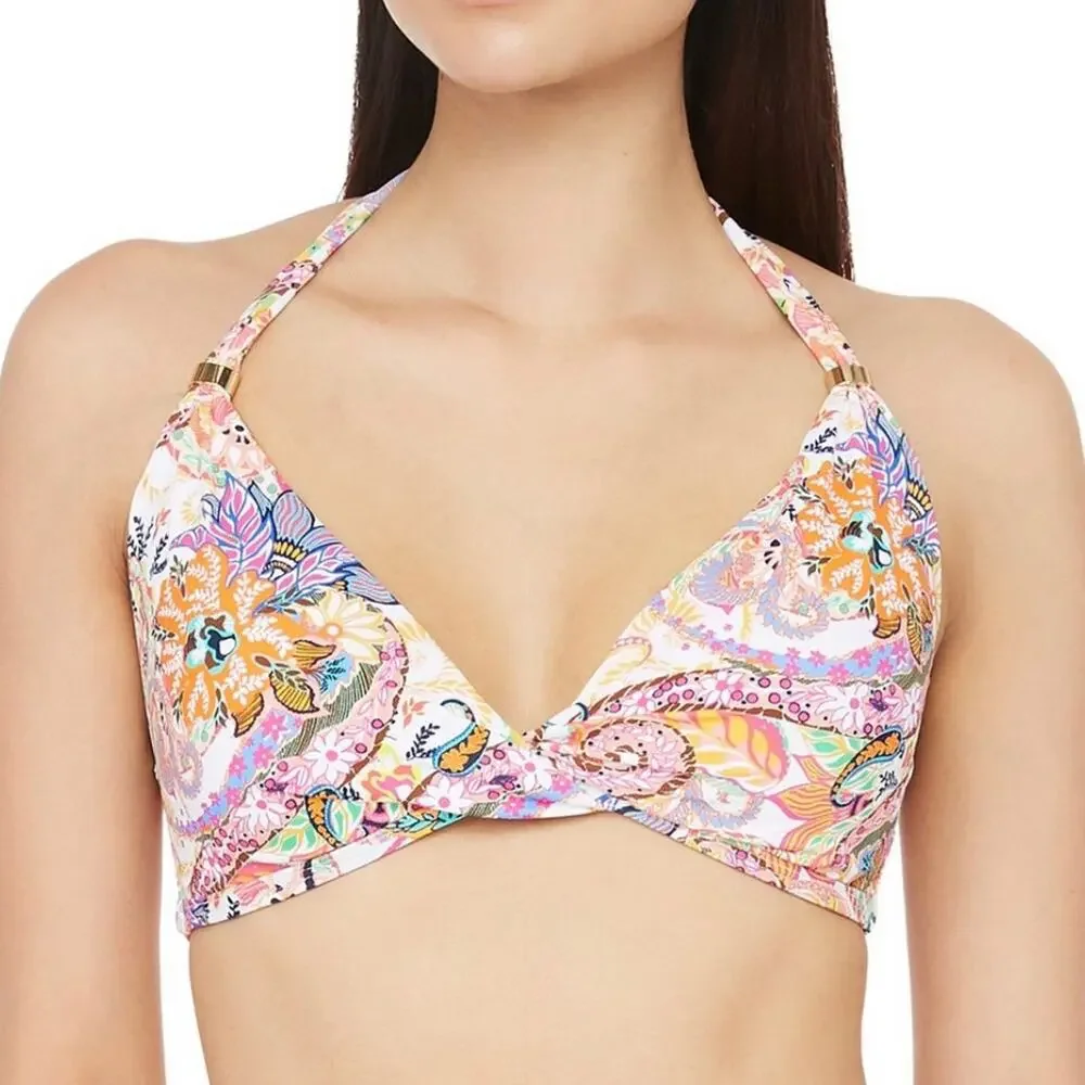 Ralph Lauren Majestic Paisley Bikini Top Size 12